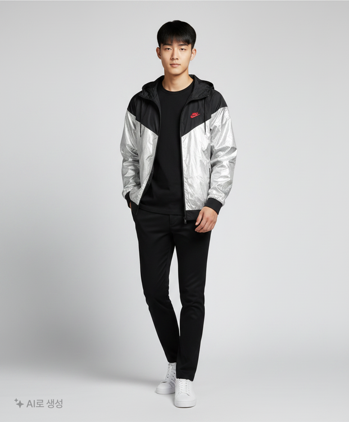 나이키(NIKE) 나일론/코치 재킷 M