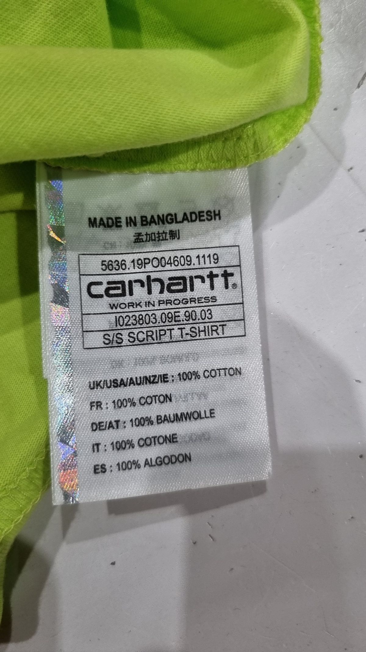 칼하트WIP(CARHARTT WIP) 반소매 티셔츠 XL