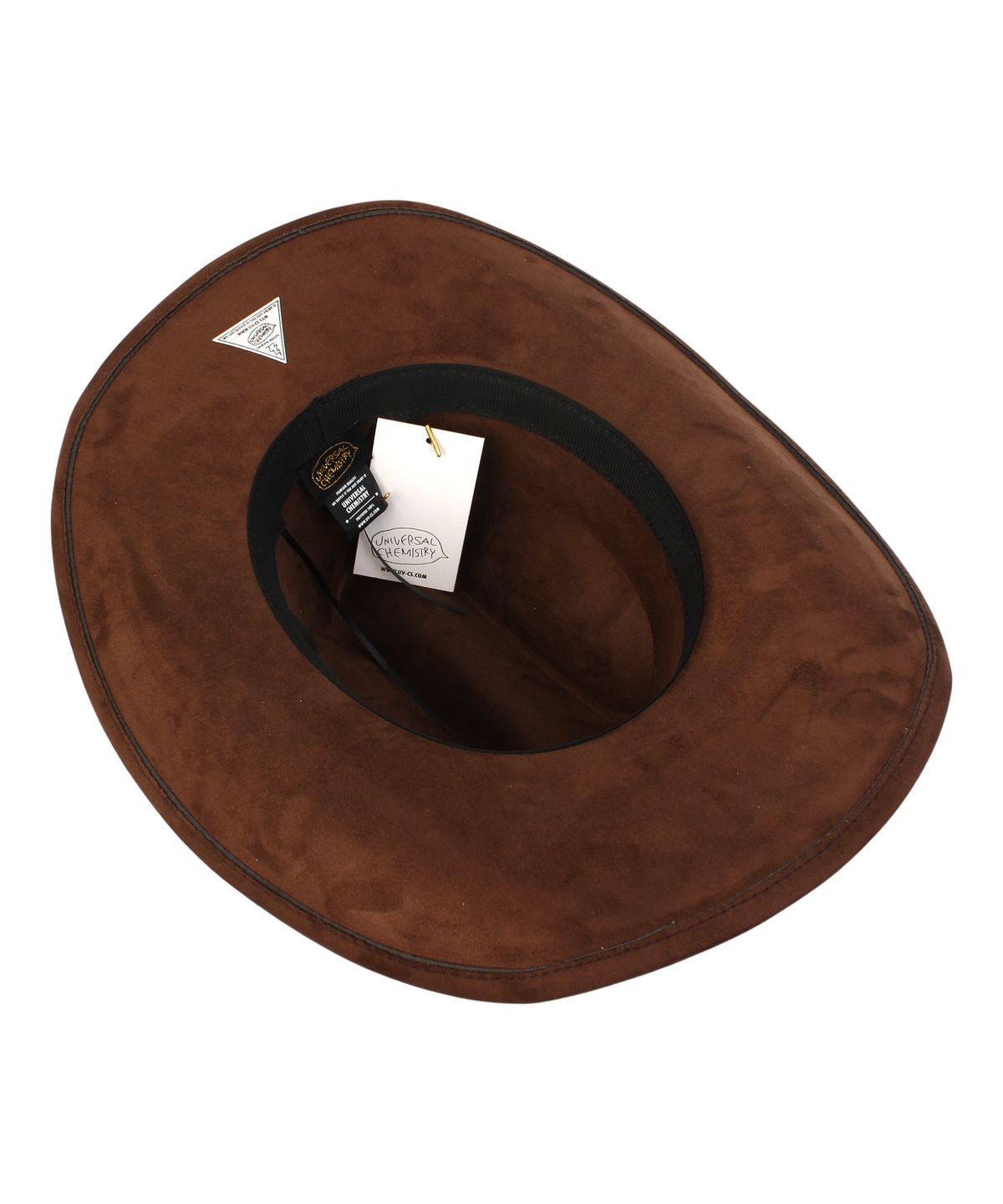 유니버셜 케미스트리(UNIVERSAL CHEMISTRY) Wire Cowboy Suede Brown Long Fedora 페도라