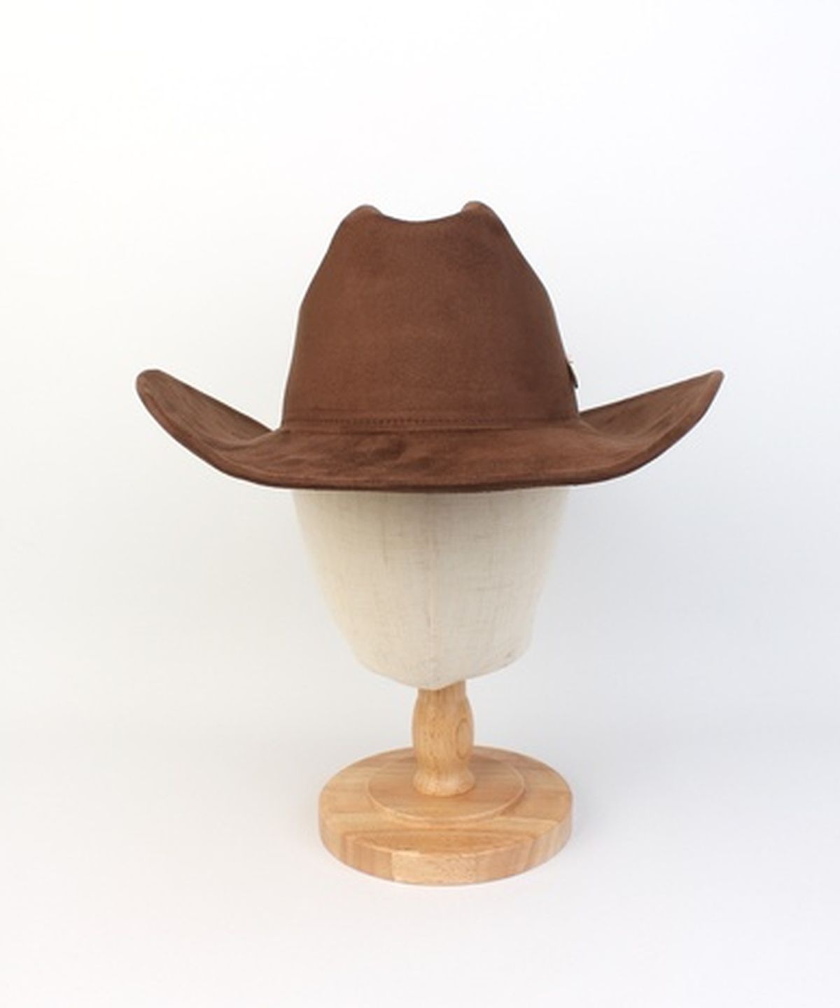 유니버셜 케미스트리(UNIVERSAL CHEMISTRY) Wire Cowboy Suede Brown Long Fedora 페도라