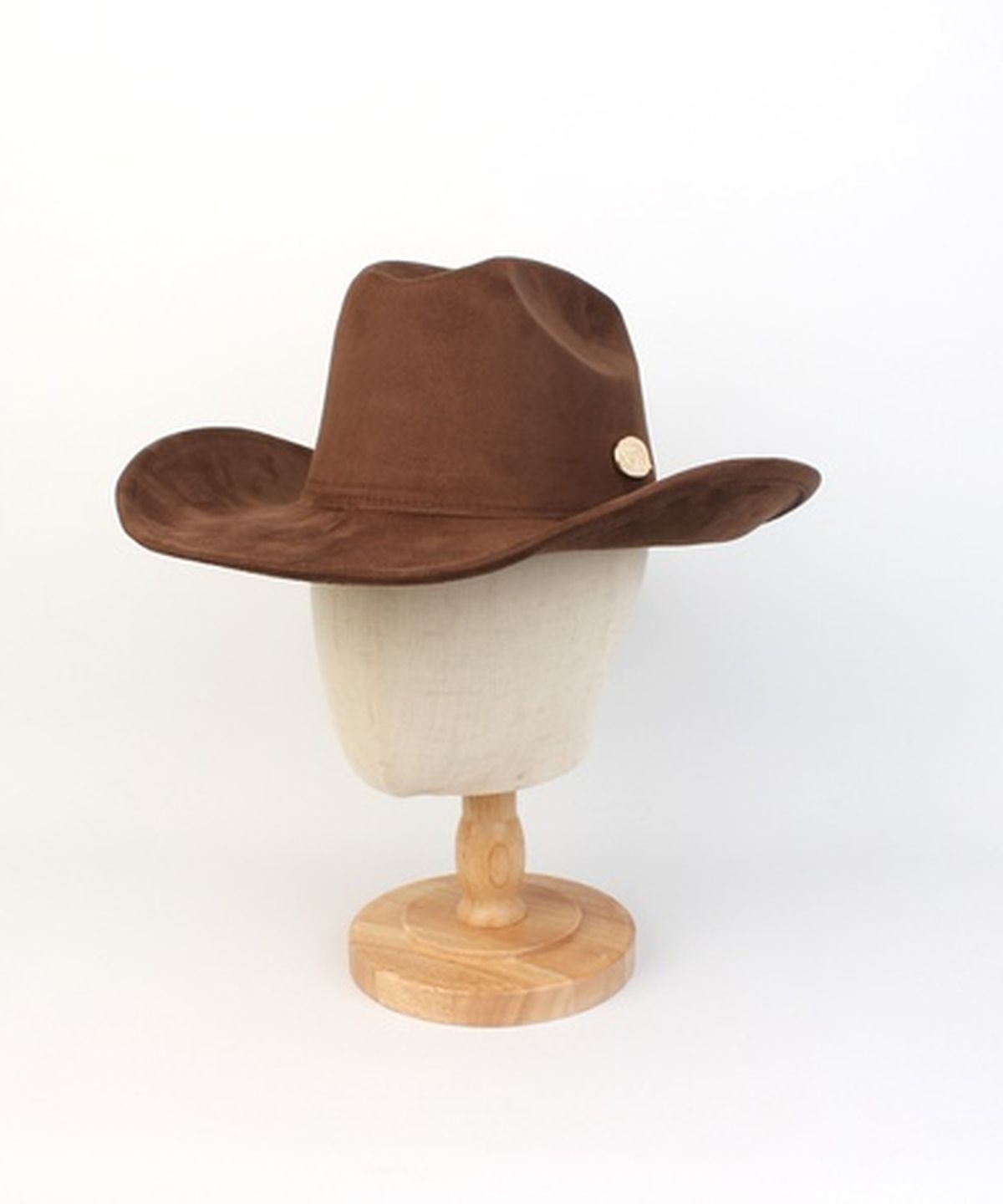 유니버셜 케미스트리(UNIVERSAL CHEMISTRY) Wire Cowboy Suede Brown Long Fedora 페도라