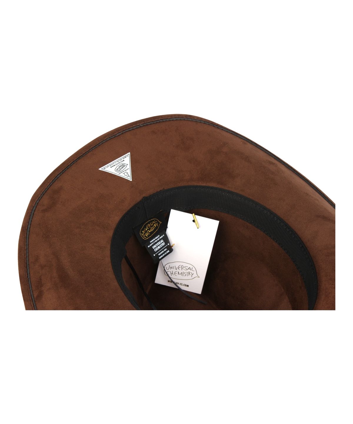 유니버셜 케미스트리(UNIVERSAL CHEMISTRY) Wire Cowboy Suede Brown Long Fedora 페도라