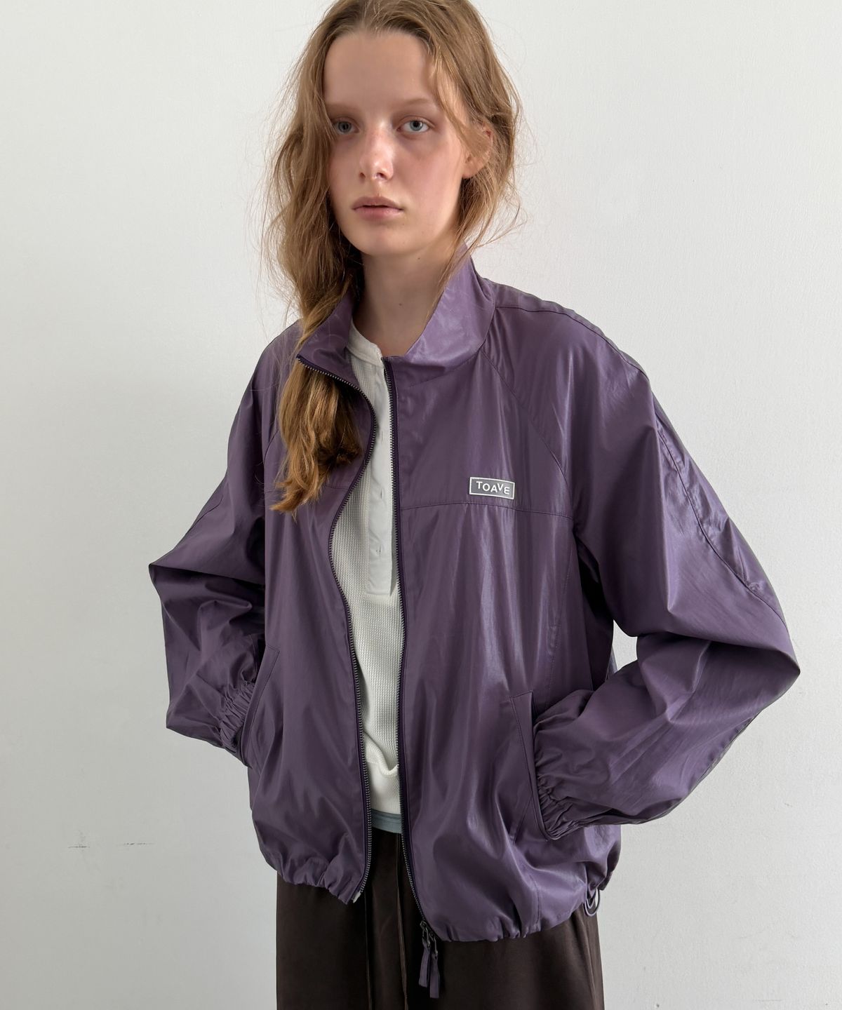 토아베(TOAVE) Rush High Neck Wind Jacket (Purple)