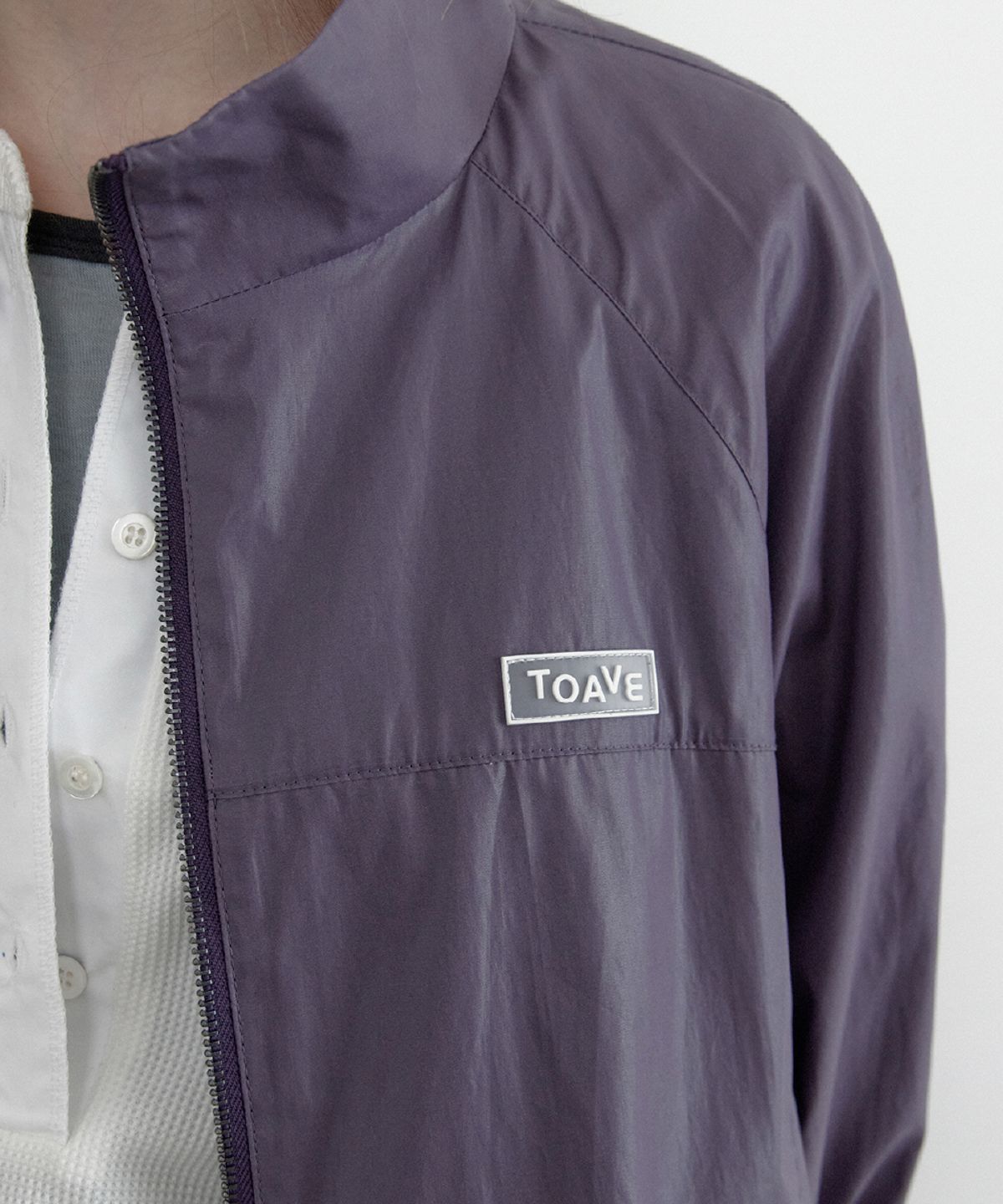 토아베(TOAVE) Rush High Neck Wind Jacket (Purple)