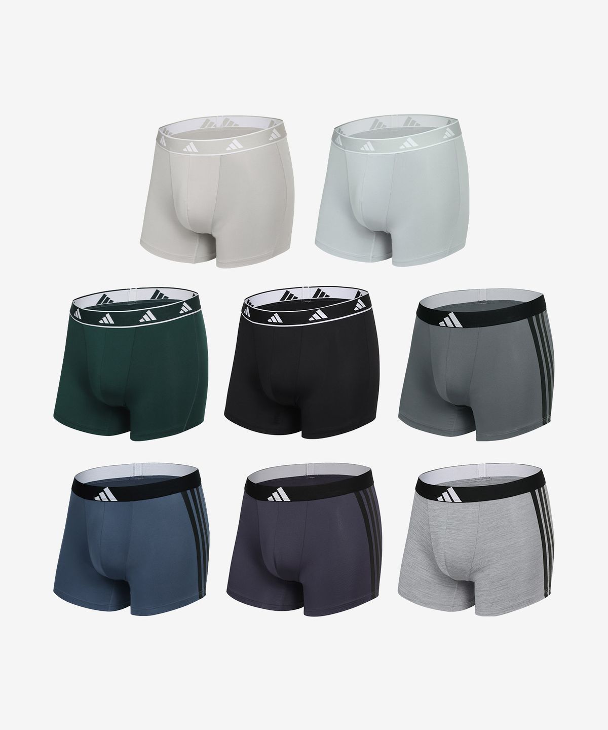 아디다스 언더웨어(ADIDAS UNDERWEAR) [8PACK] 아이코닉 스포티 드로즈