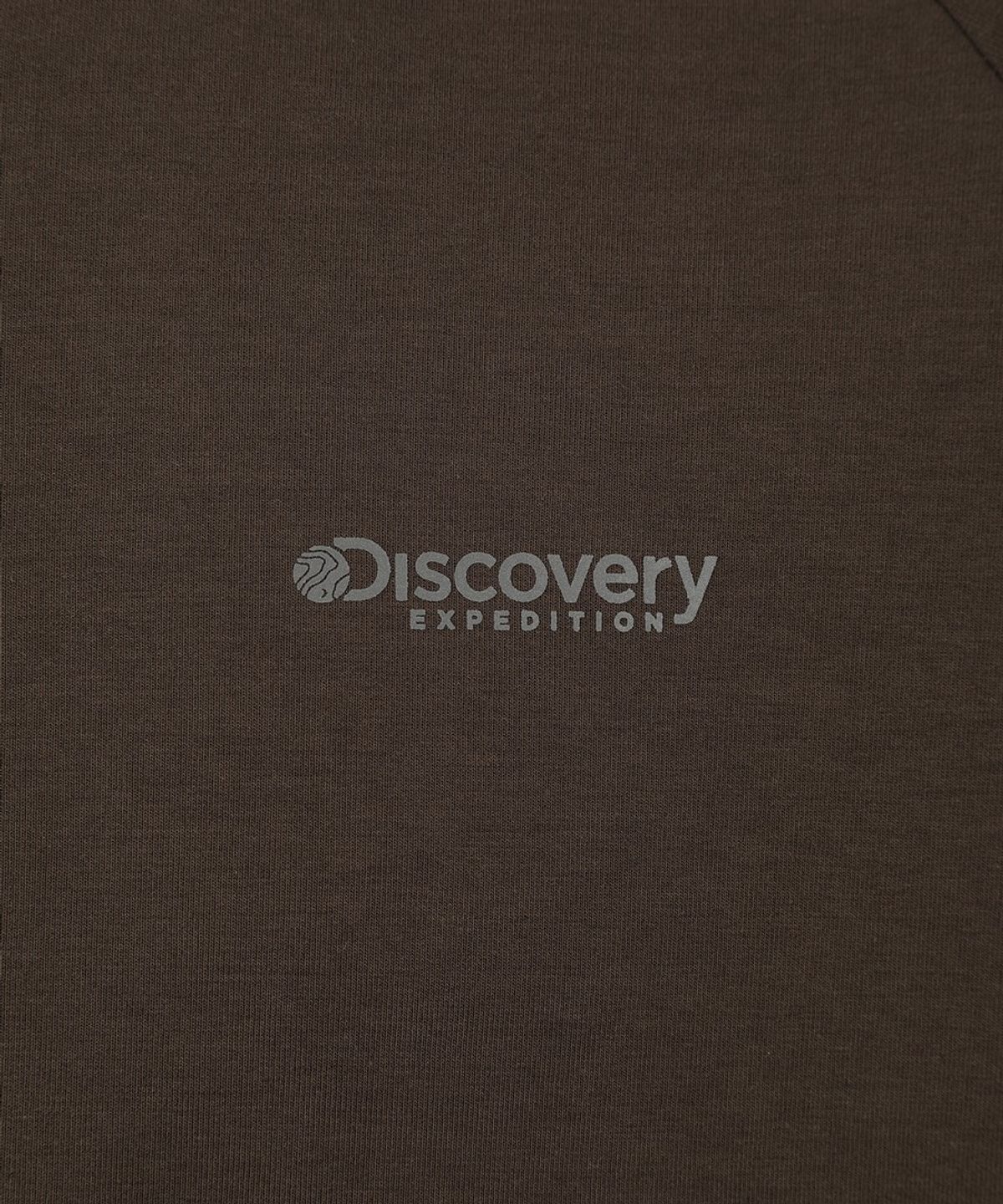 디스커버리 익스페디션(DISCOVERY EXPEDITION) 유니 에어 니트 후드 집업 (Brown)