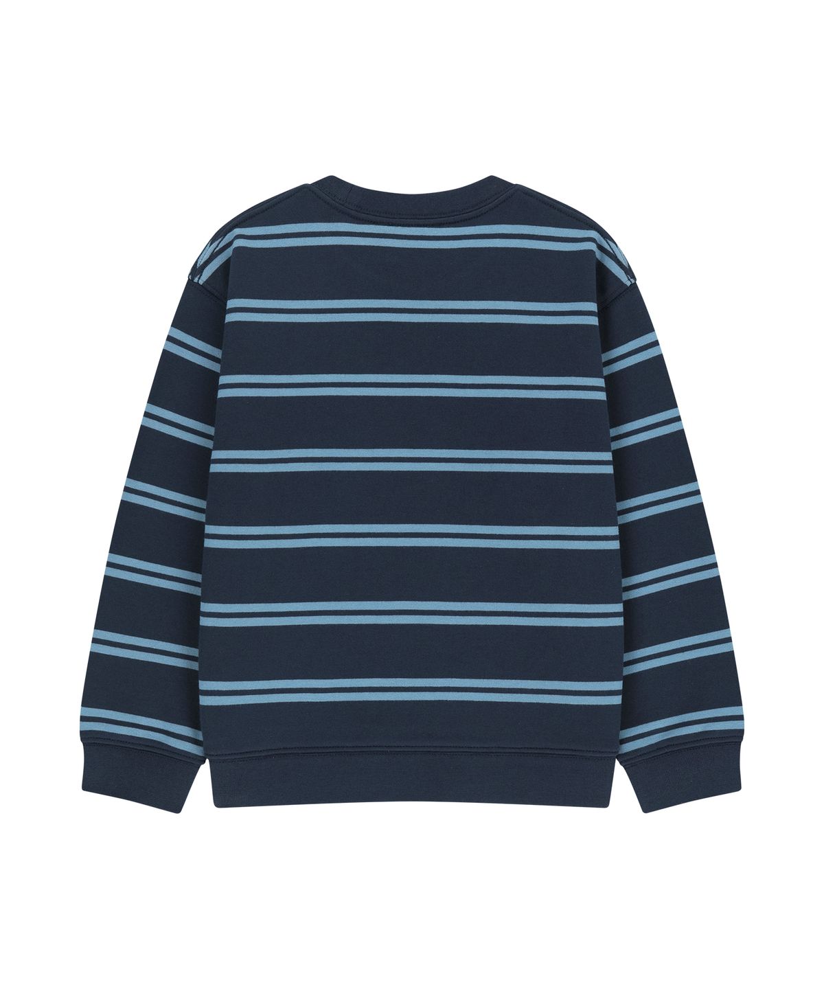 마리떼 키즈(MARITHÉ KIDS) KIDS STRIPED DOODLE BEAR SWEATSHIRT navy