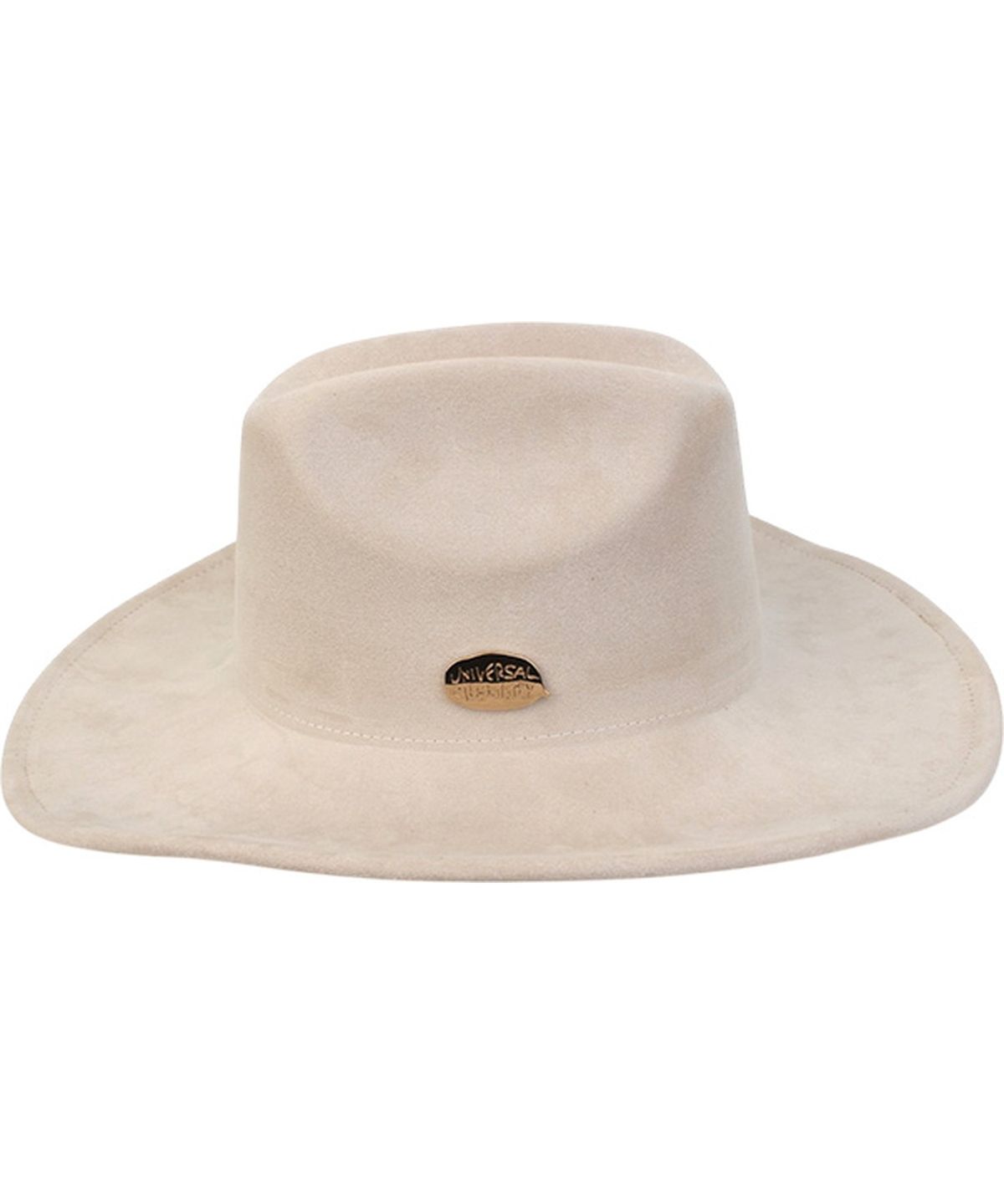 유니버셜 케미스트리(UNIVERSAL CHEMISTRY) Wire Cowboy Suede Ivory Long Fedora 페도라
