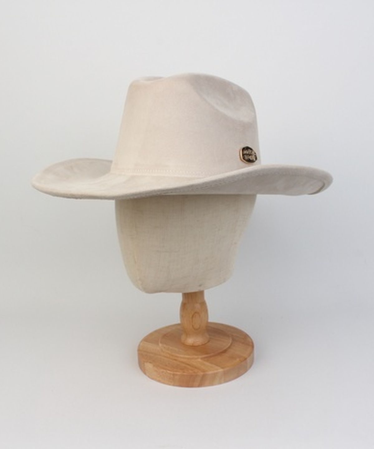 유니버셜 케미스트리(UNIVERSAL CHEMISTRY) Wire Cowboy Suede Ivory Long Fedora 페도라
