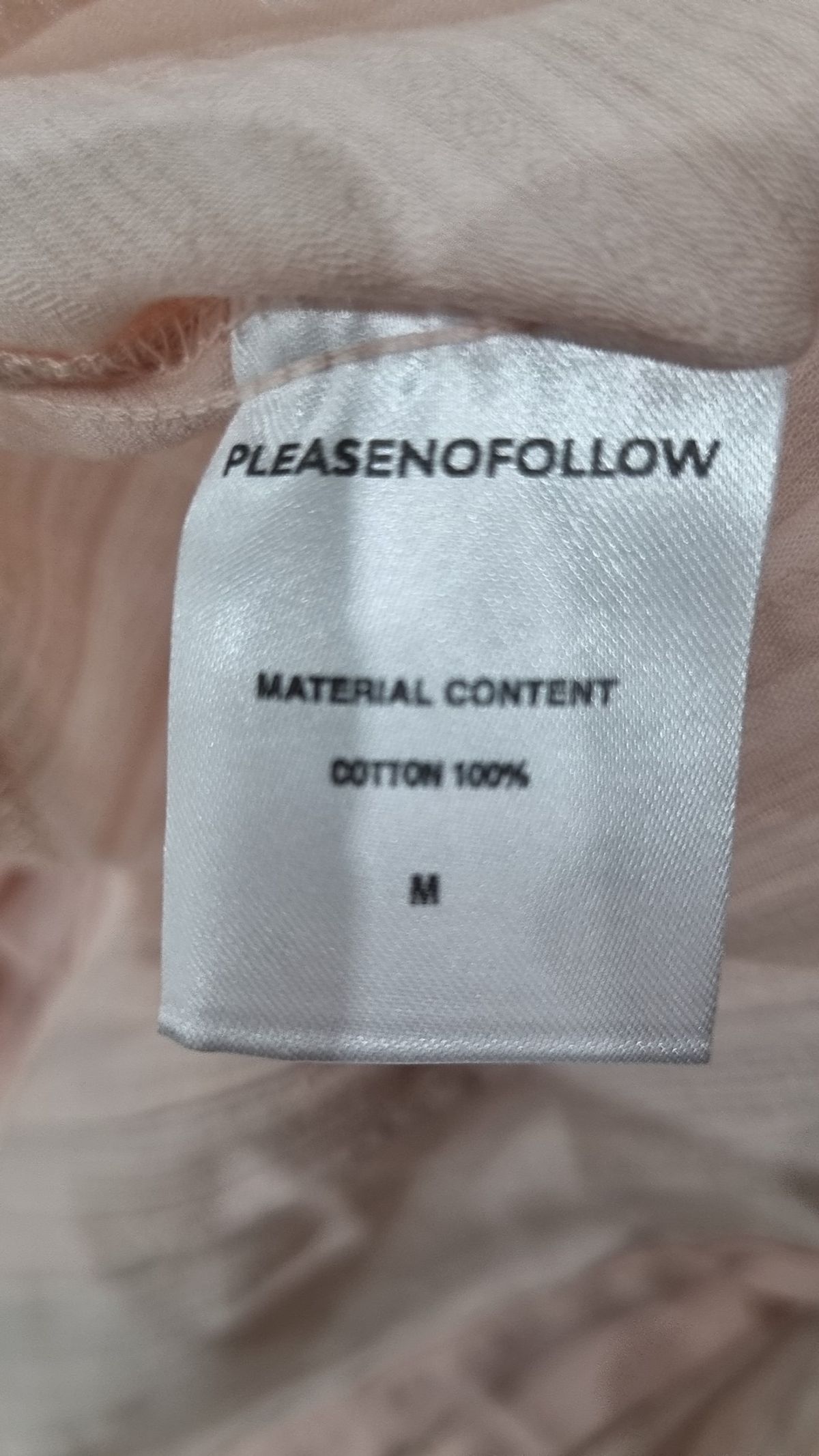 플리즈노팔로우(PLEASENOFOLLOW) 블라우스 M
