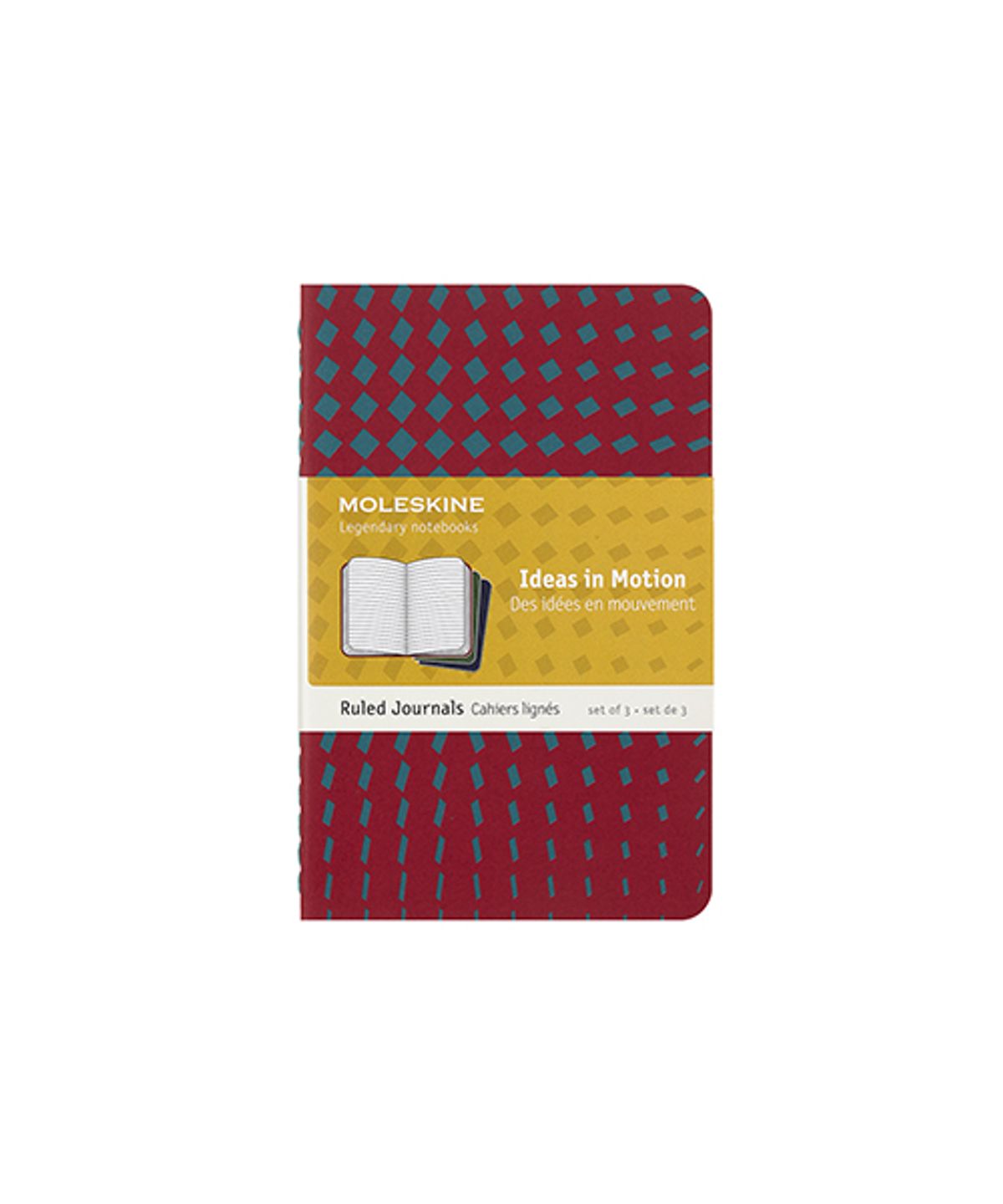 몰스킨(MOLESKINE) 까이에 패턴 룰드/믹스 P-3pcs