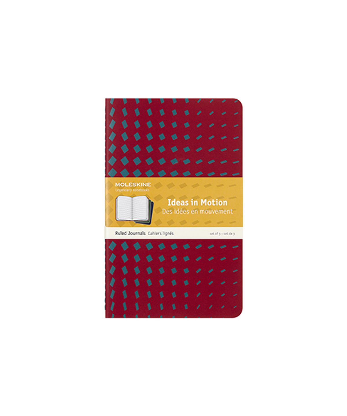 몰스킨(MOLESKINE) 까이에 패턴 룰드/믹스 L-3pcs