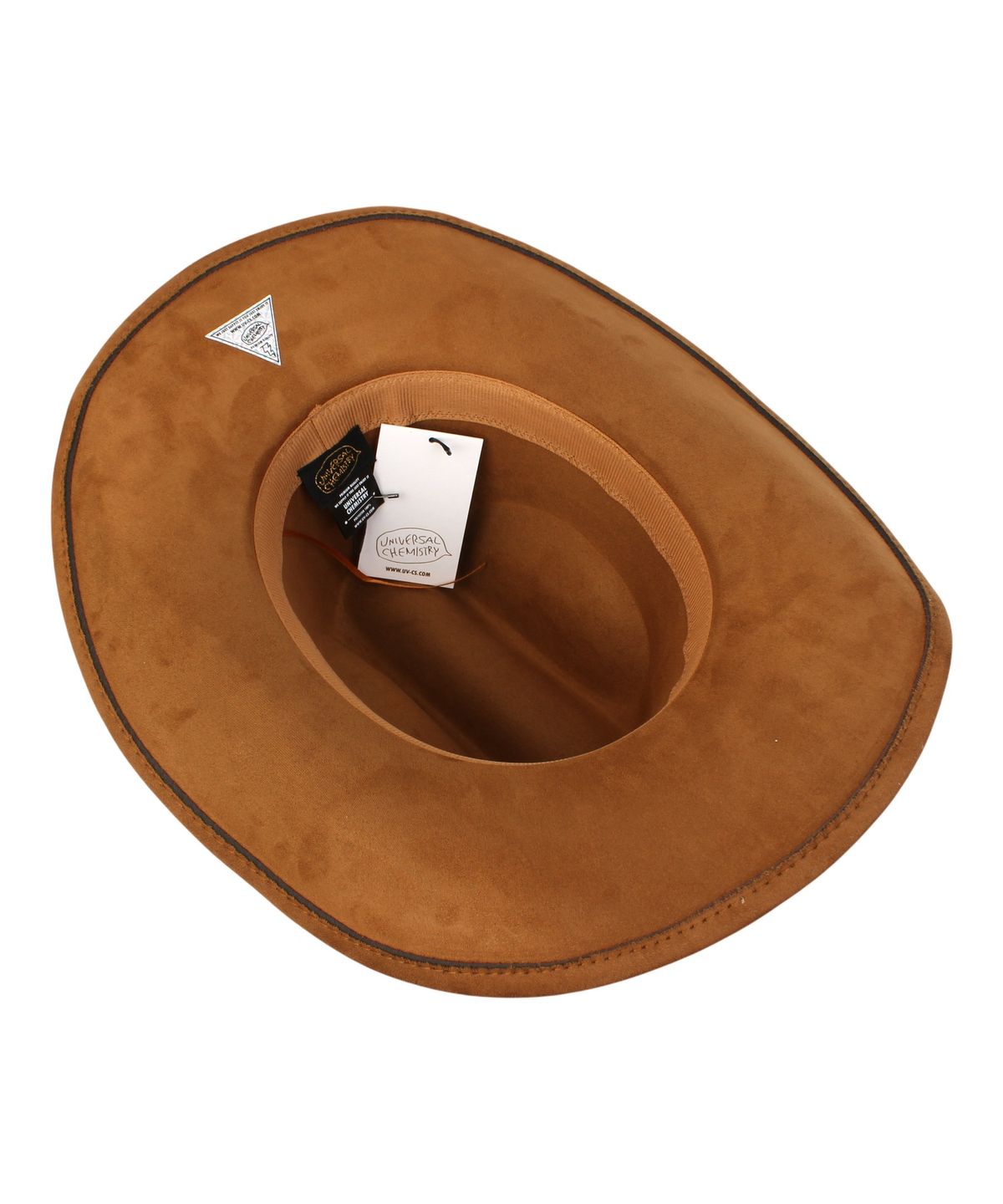 유니버셜 케미스트리(UNIVERSAL CHEMISTRY) Wire Cowboy Suede Camel Long Fedora 페도라