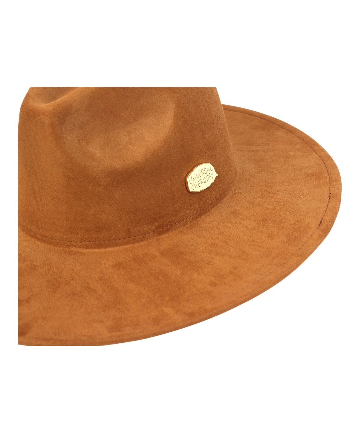 유니버셜 케미스트리(UNIVERSAL CHEMISTRY) Suede Simple Camel Fedora 페도라