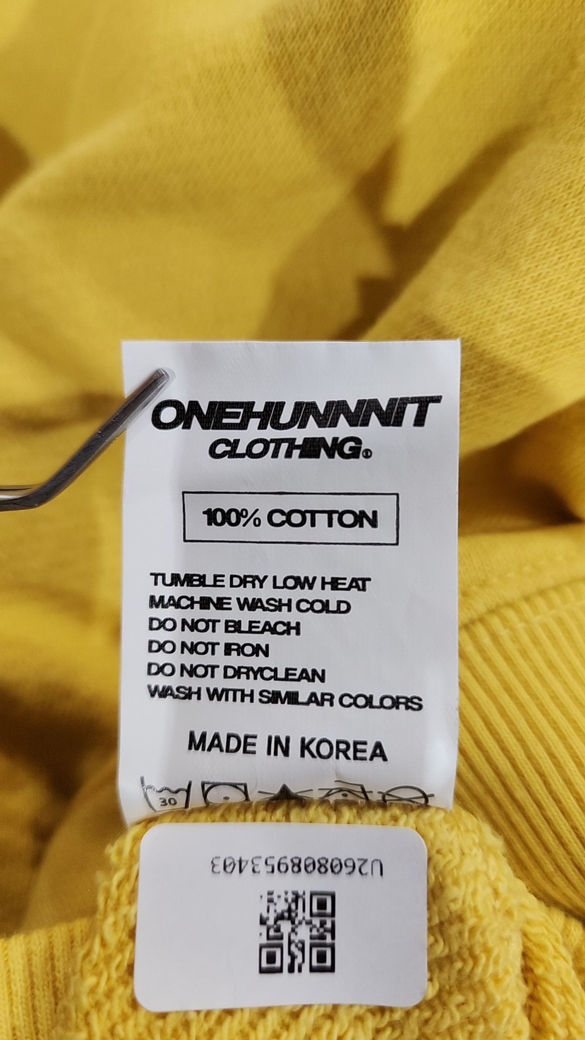 원허닛(ONEHUNNNIT) 후드 집업 M