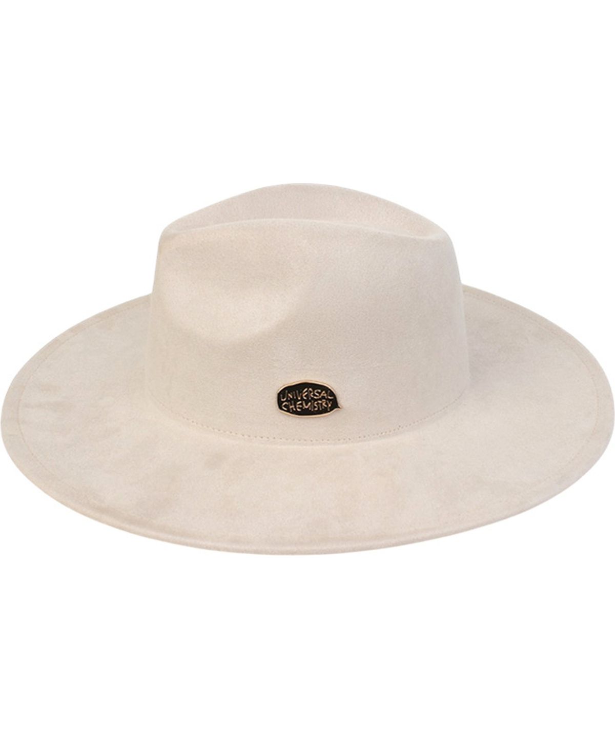 유니버셜 케미스트리(UNIVERSAL CHEMISTRY) Suede Simple Ivory Fedora 페도라