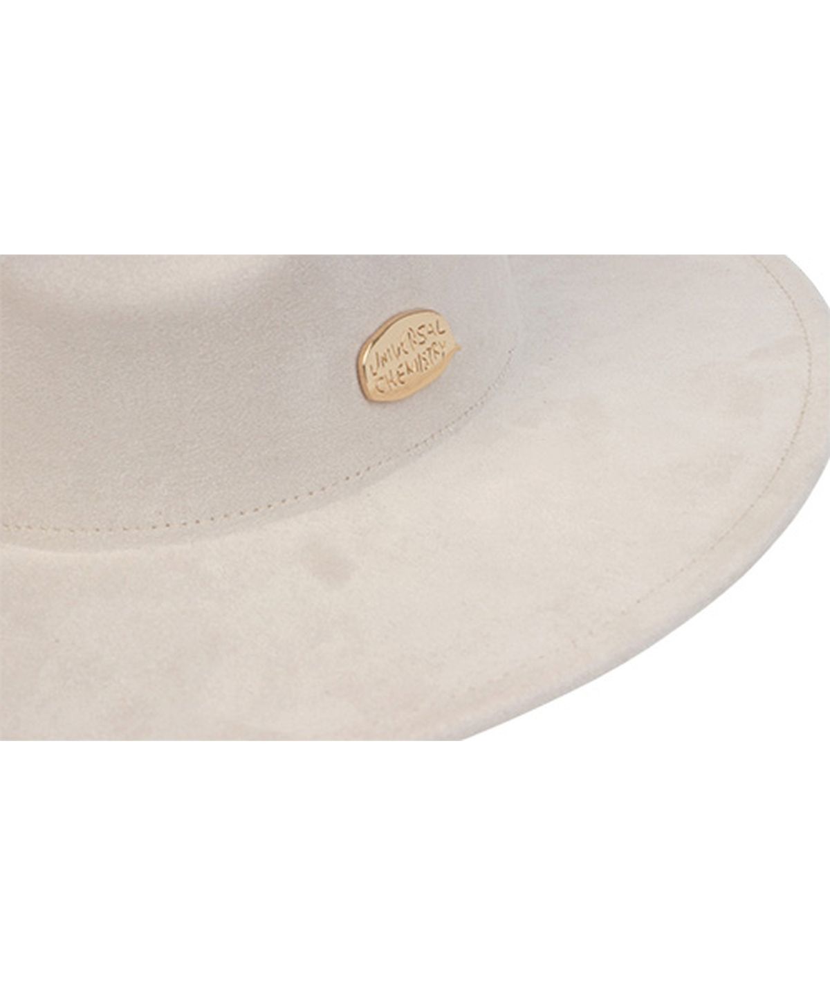 유니버셜 케미스트리(UNIVERSAL CHEMISTRY) Suede Simple Ivory Fedora 페도라