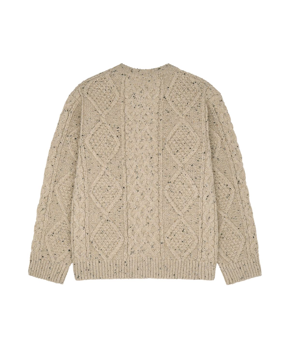 마리떼 키즈(MARITHÉ KIDS) KIDS TEXTURED CABLE KNIT CARDIGAN beige