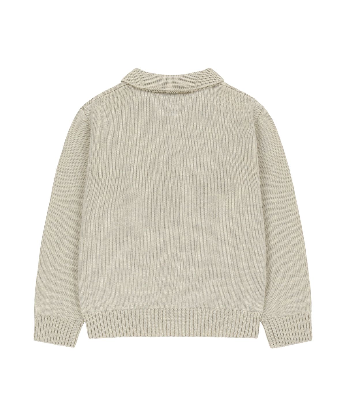 마리떼 키즈(MARITHÉ KIDS) KIDS CLASSIC LOGO KNIT CARDIGAN cream