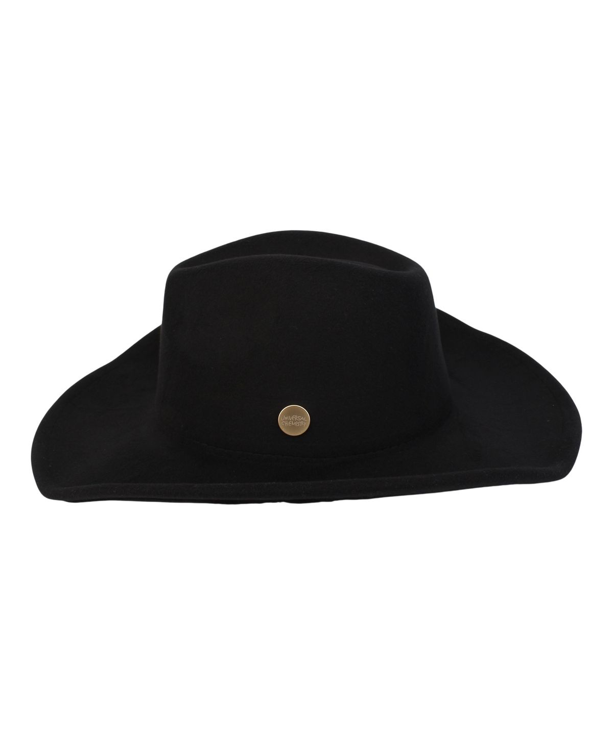 유니버셜 케미스트리(UNIVERSAL CHEMISTRY) Cowboy Wool Black Long Fedora  페도라