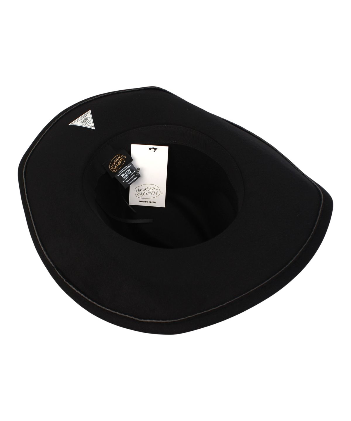 유니버셜 케미스트리(UNIVERSAL CHEMISTRY) Cowboy Wool Black Long Fedora  페도라