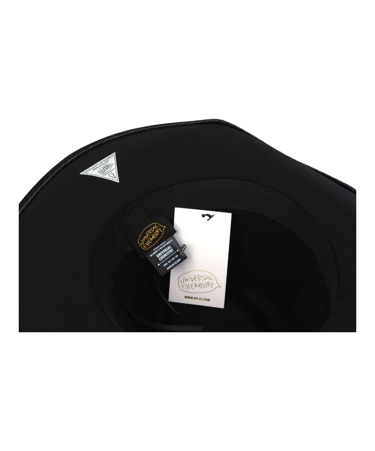 유니버셜 케미스트리(UNIVERSAL CHEMISTRY) Cowboy Wool Black Long Fedora  페도라