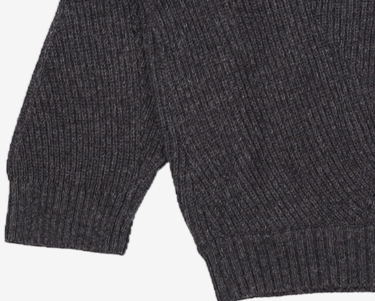 유스(YOUTH) Irregular Sweater - Charcoal Grey M