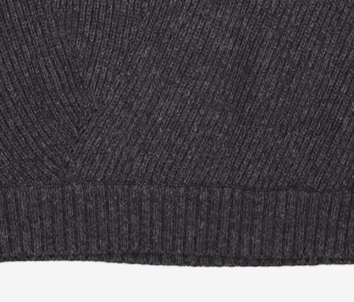 유스(YOUTH) Irregular Sweater - Charcoal Grey M
