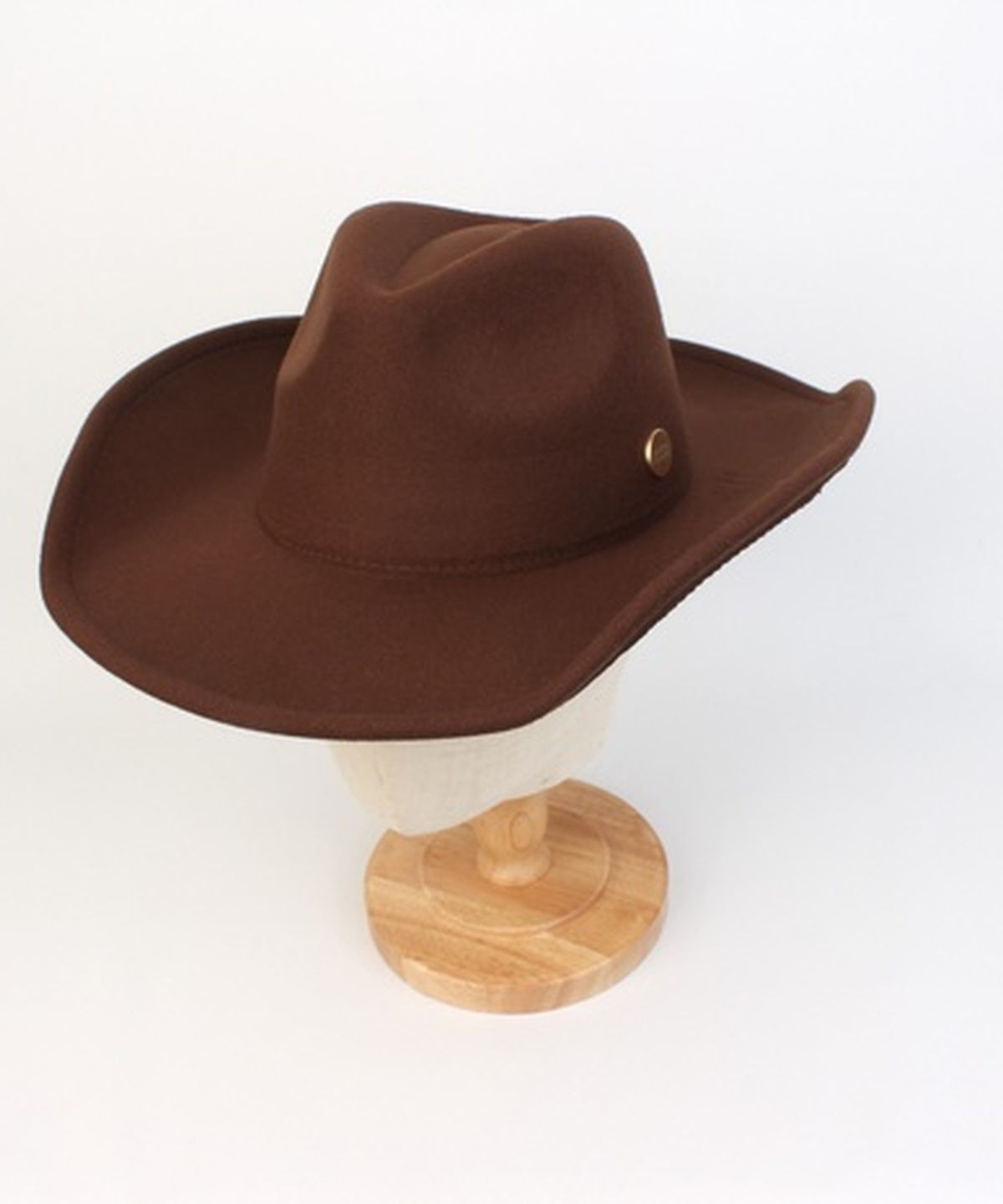 유니버셜 케미스트리(UNIVERSAL CHEMISTRY) Cowboy Wool Brown Long Fedora 페도라