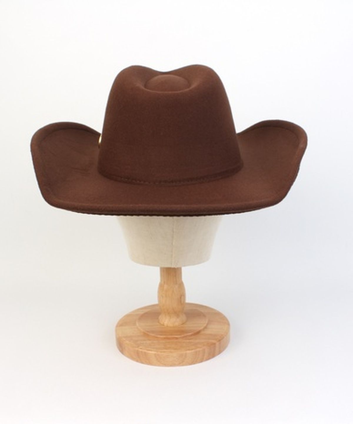 유니버셜 케미스트리(UNIVERSAL CHEMISTRY) Cowboy Wool Brown Long Fedora 페도라