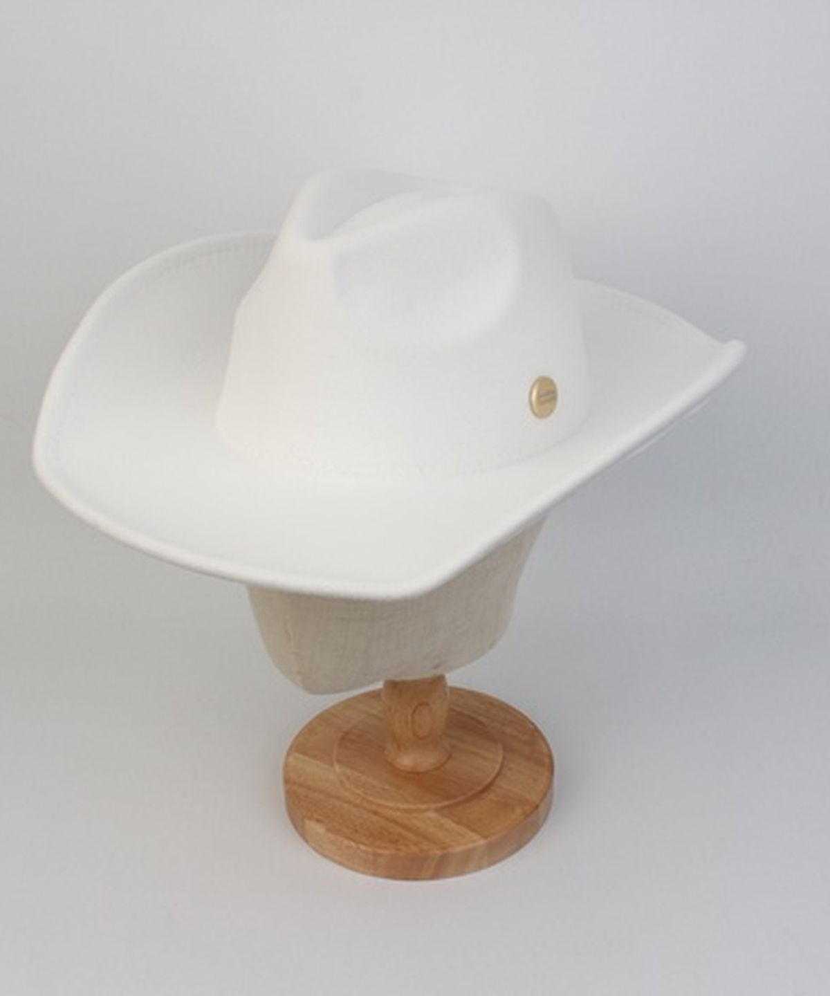 유니버셜 케미스트리(UNIVERSAL CHEMISTRY) Cowboy Wool White Long Fedora 페도라