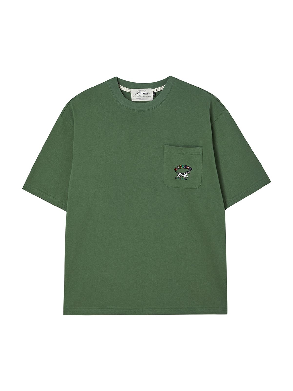 비욘드클로젯(BEYOND CLOSET) [COLLECTION LINE] 아카이브 포켓 티 서울 포레스트 에디션 그린