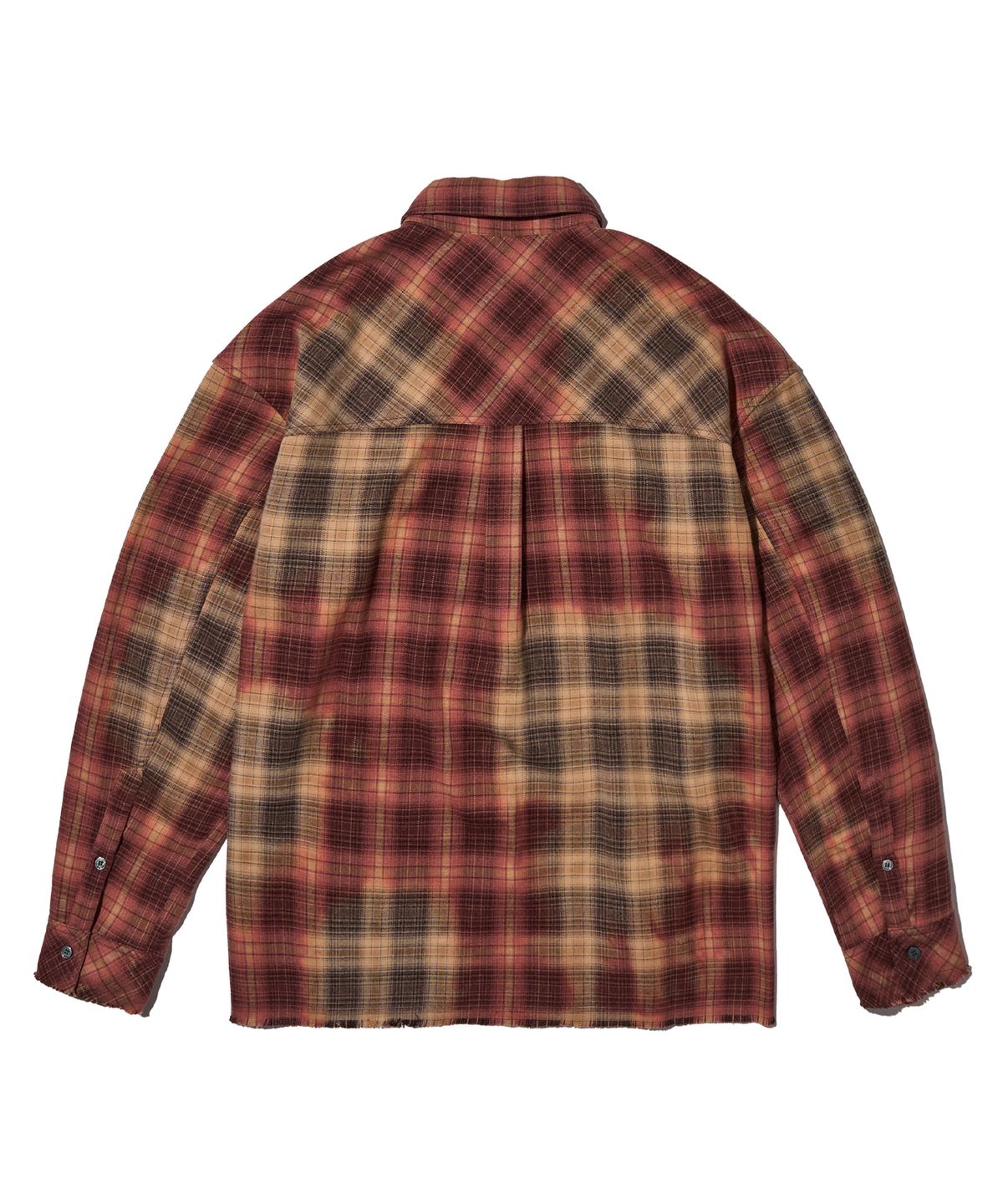에이카화이트(AECA) FADED WASHING CASUAL CHECK SHIRTS (2color)