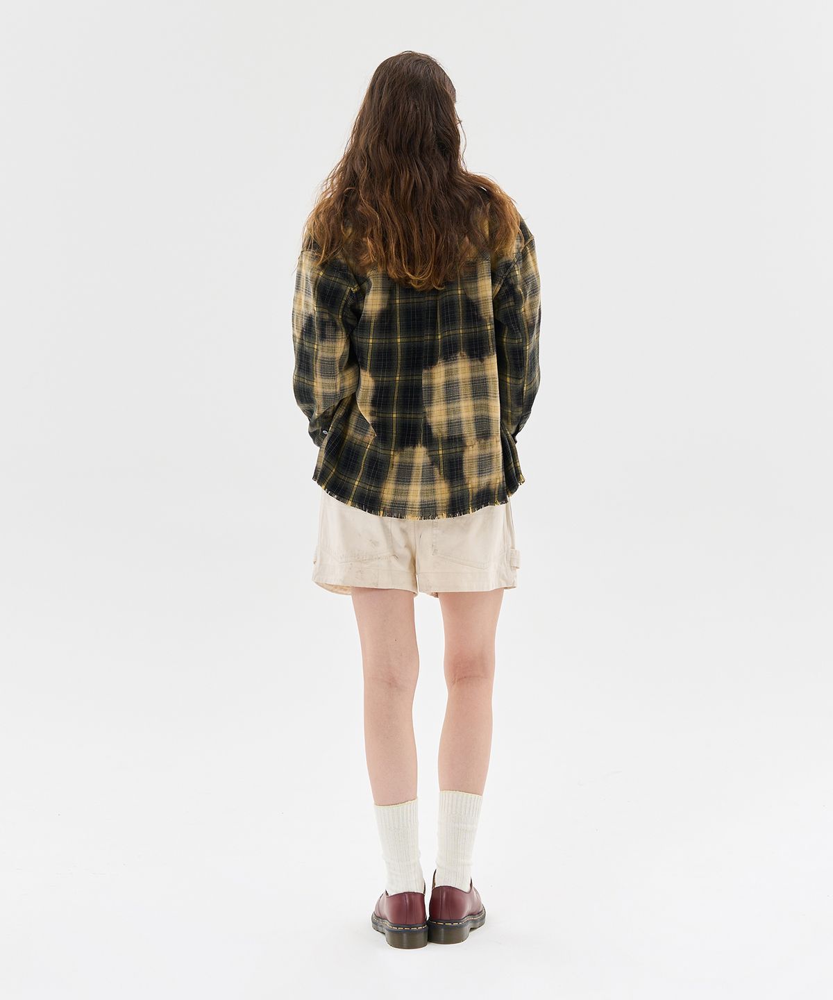 에이카화이트(AECA) FADED WASHING CASUAL CHECK SHIRTS (2color)