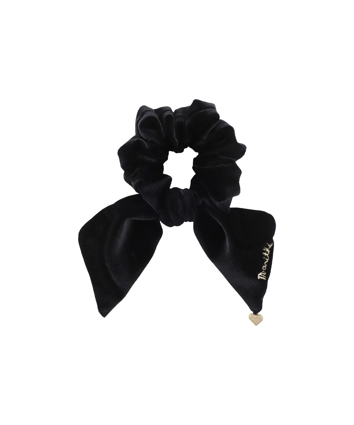 마리떼 키즈(MARITHÉ KIDS) KIDS VELVET RIBBON SCRUNCHIE black