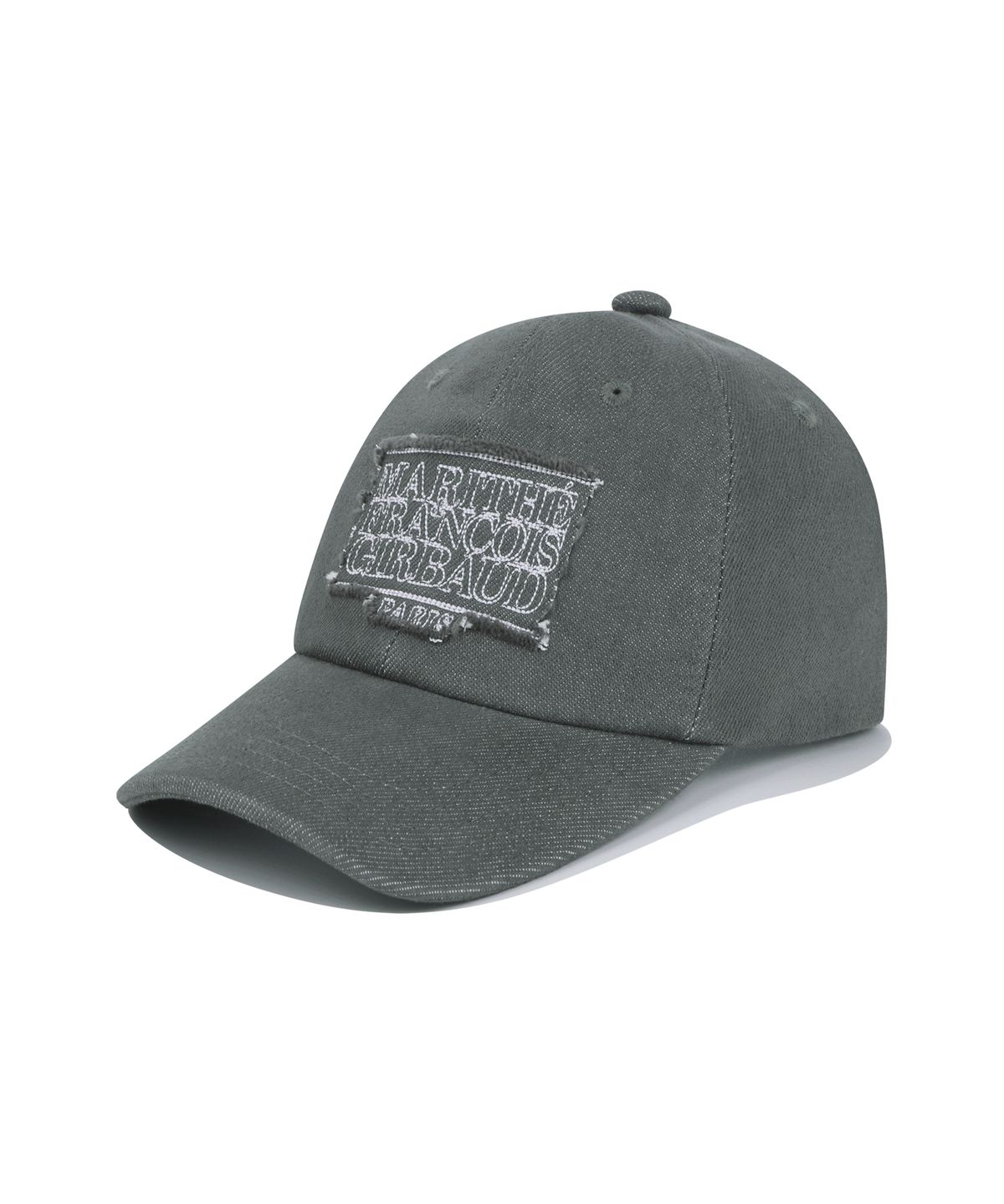 마리떼 키즈(MARITHÉ KIDS) KIDS CLASSIC LOGO APPLIQUE DENIM BALL CAP gray