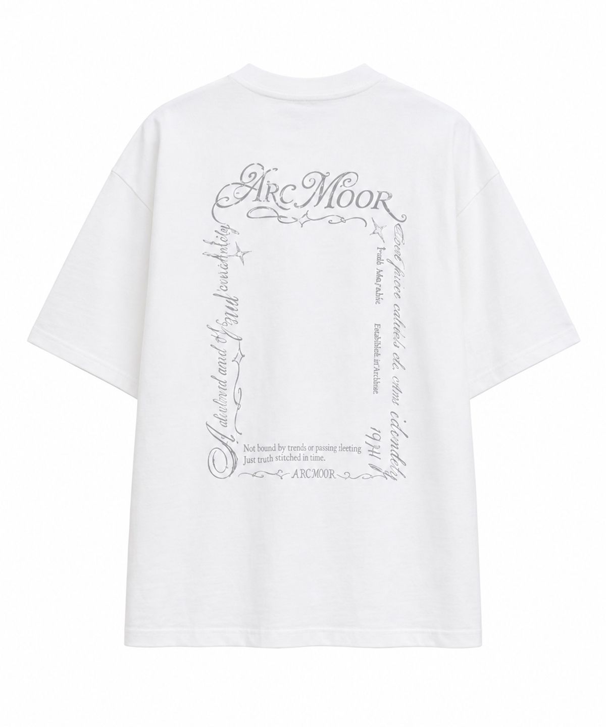 아크무어(ARCMOOR) 엠블럼 그래픽 슬리브 아이보리