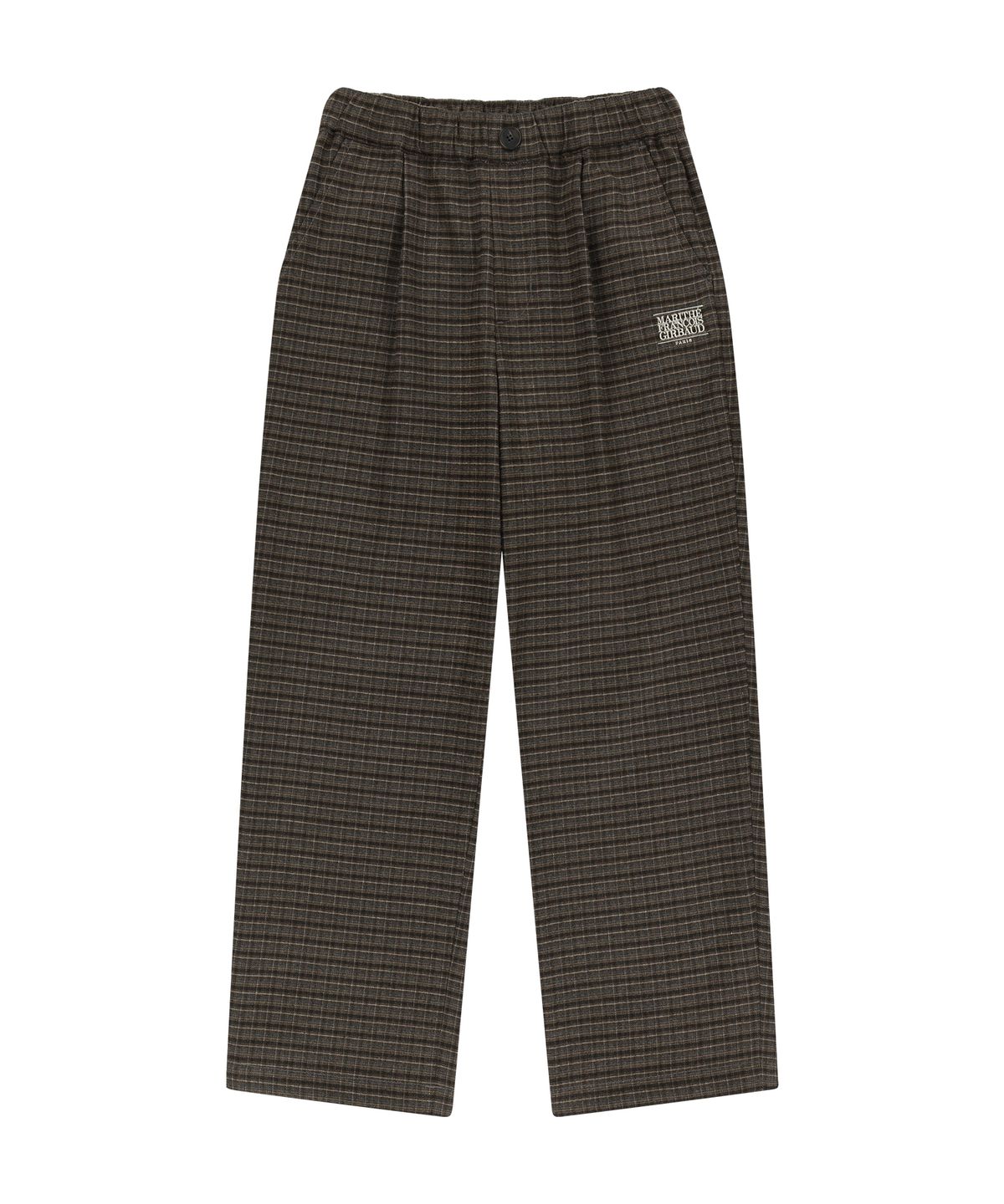 마리떼 키즈(MARITHÉ KIDS) KIDS CHECK PANTS gray