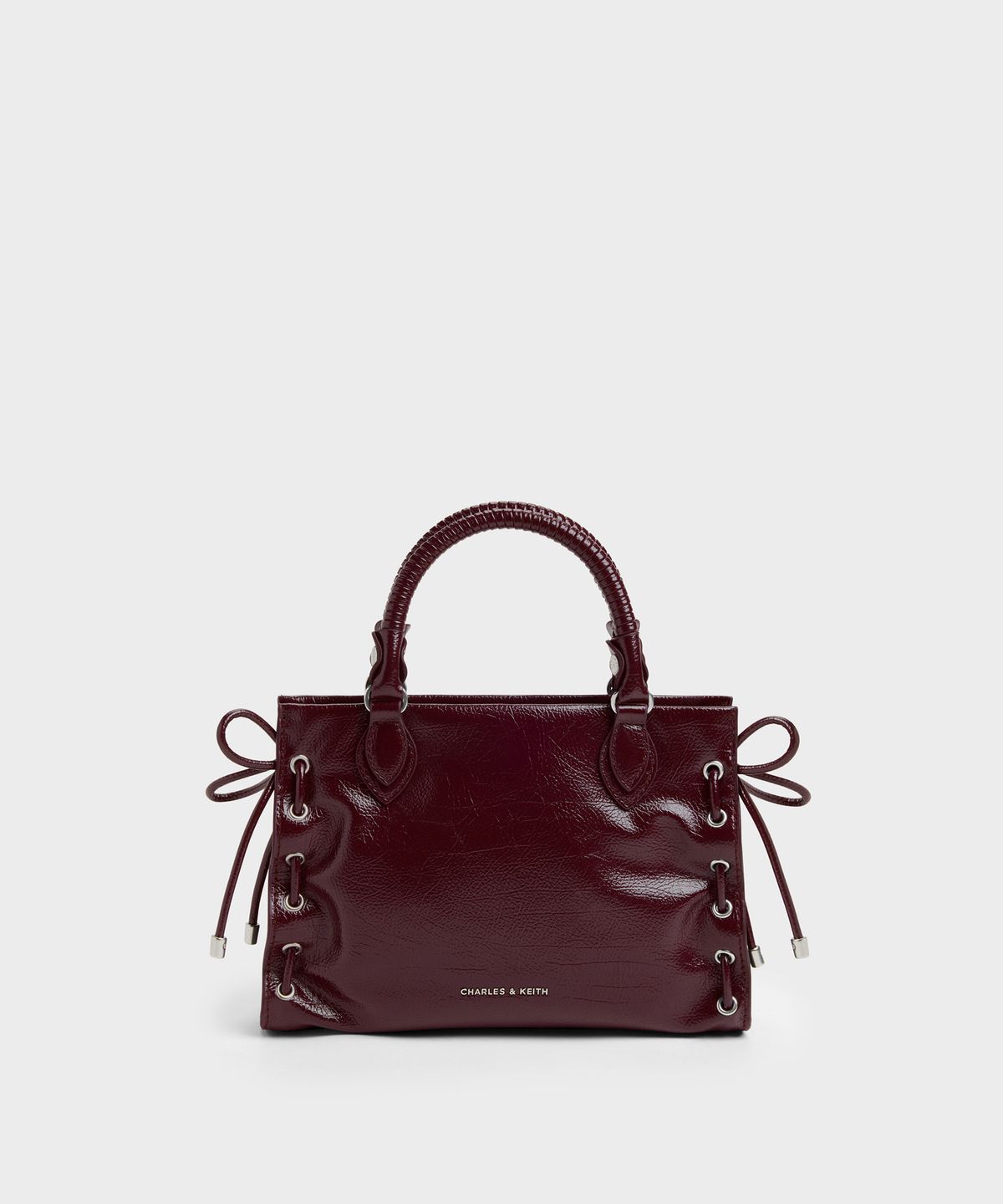 찰스앤키스(CHARLES & KEITH) 나일라 그로밋 레이스업 토트백 2colors CK2-30782918