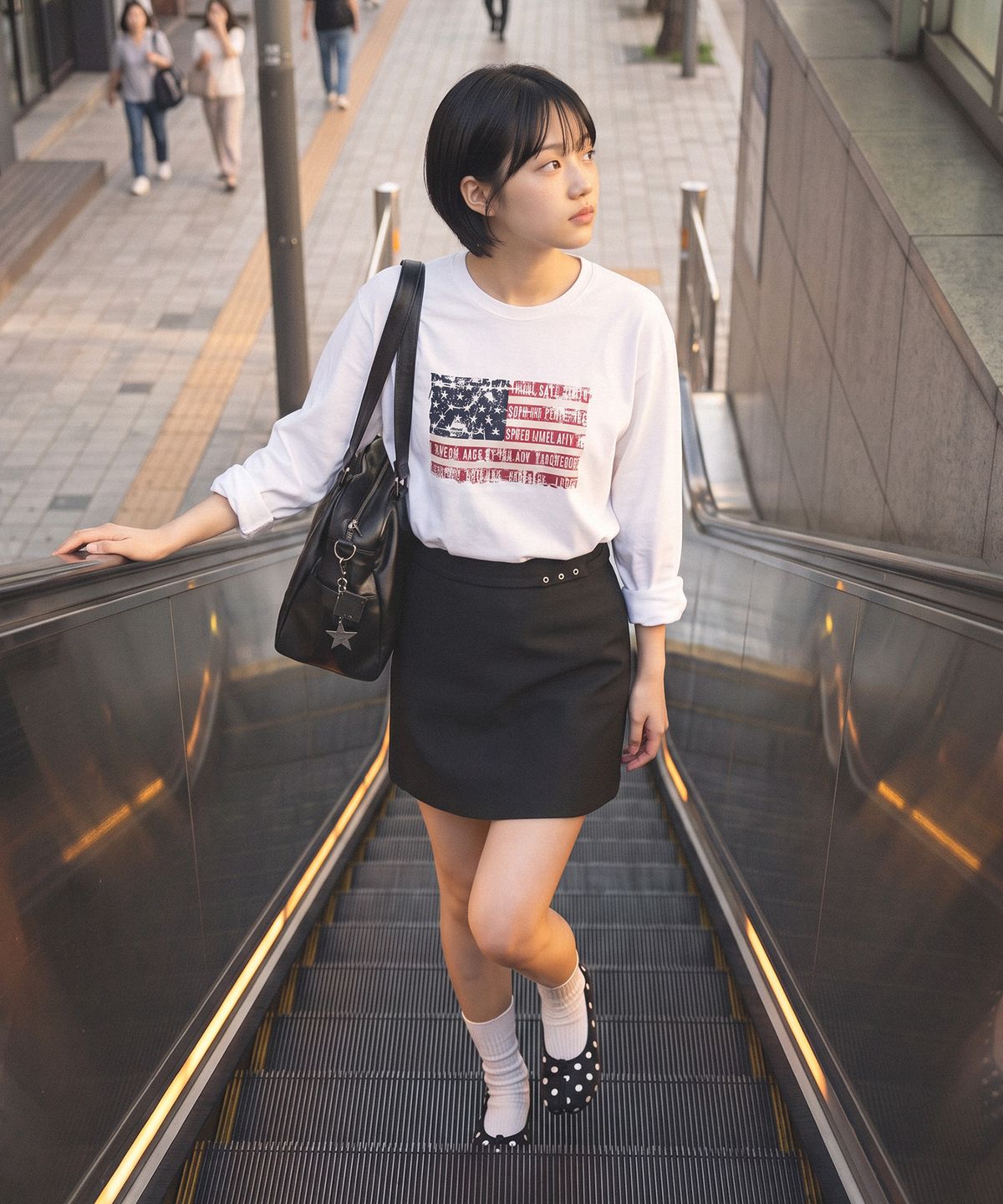 에이카화이트(AECA) EASY & FREE FLAG LONG SLEEVE (2color)