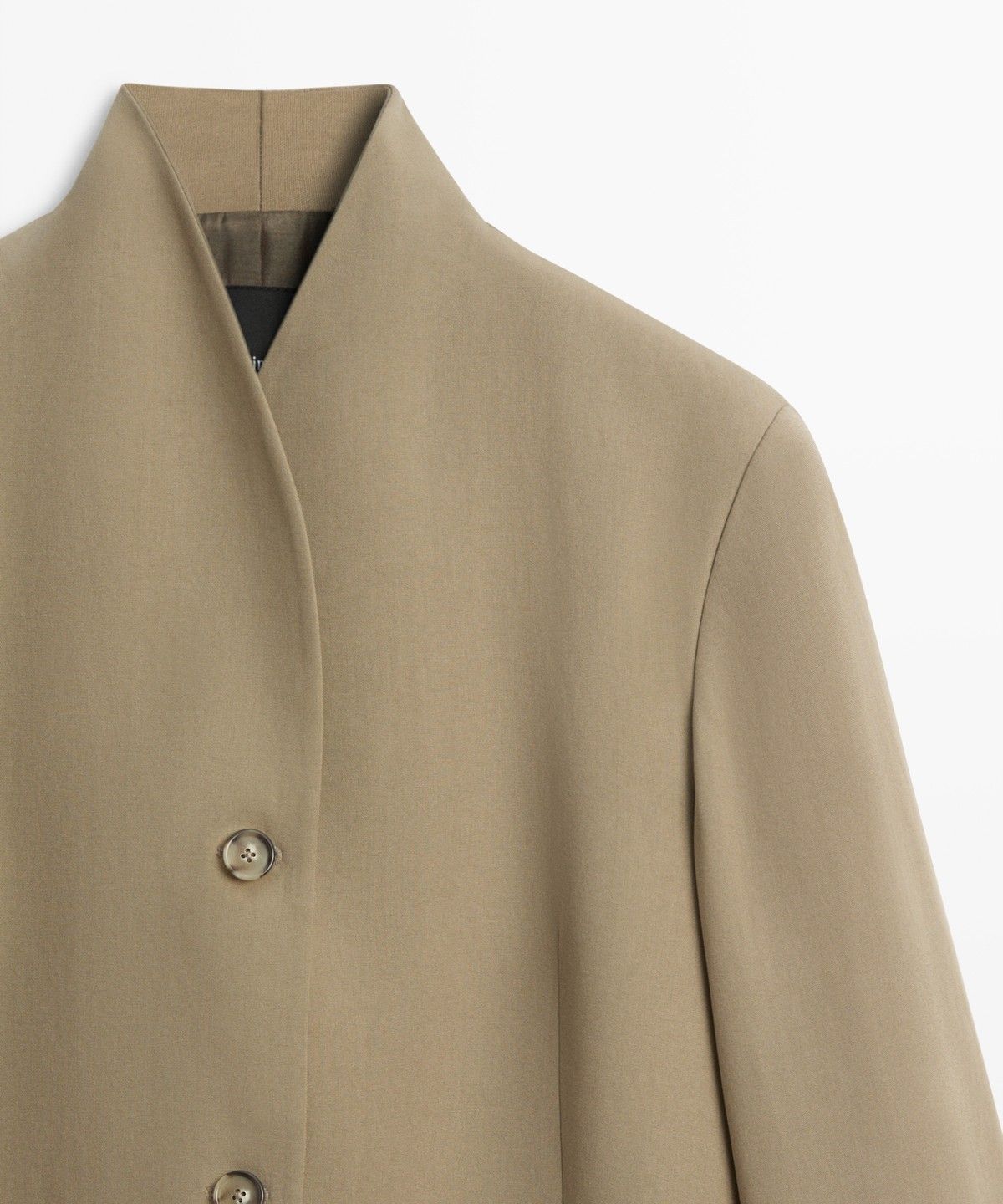 마시모두띠(MASSIMO DUTTI) 하이넥 블레이저