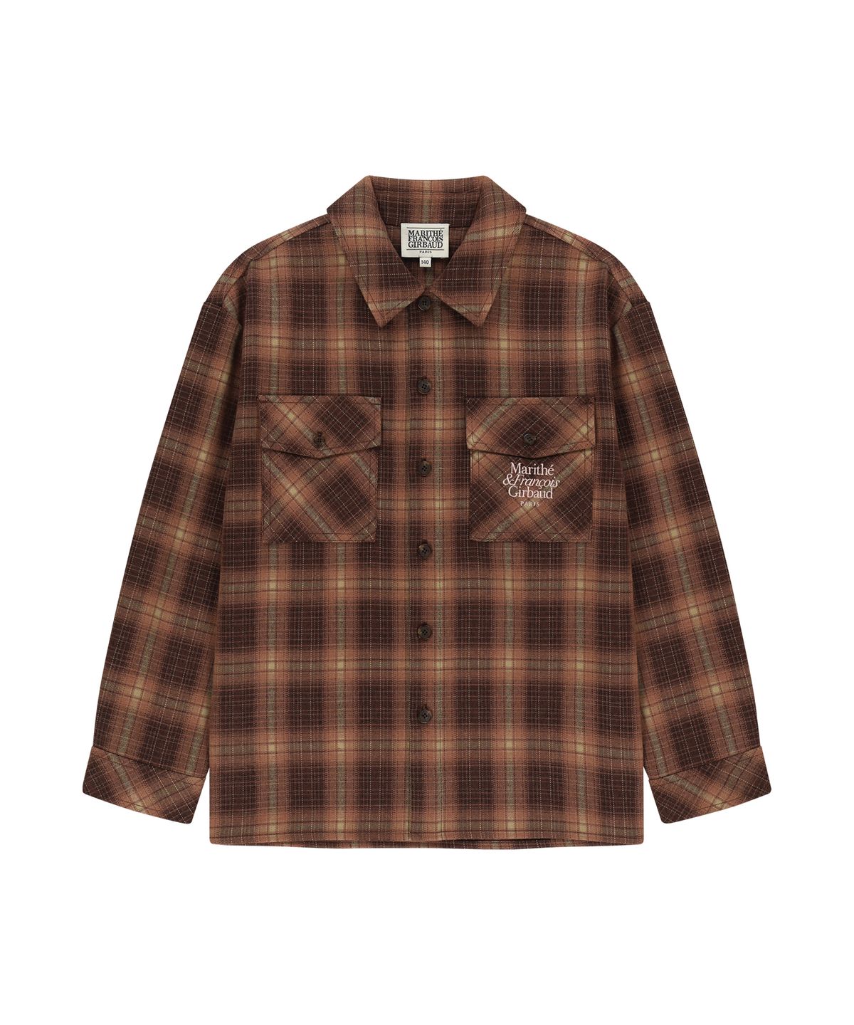 마리떼 키즈(MARITHÉ KIDS) KIDS BRUSHED CHECK SHIRT pink