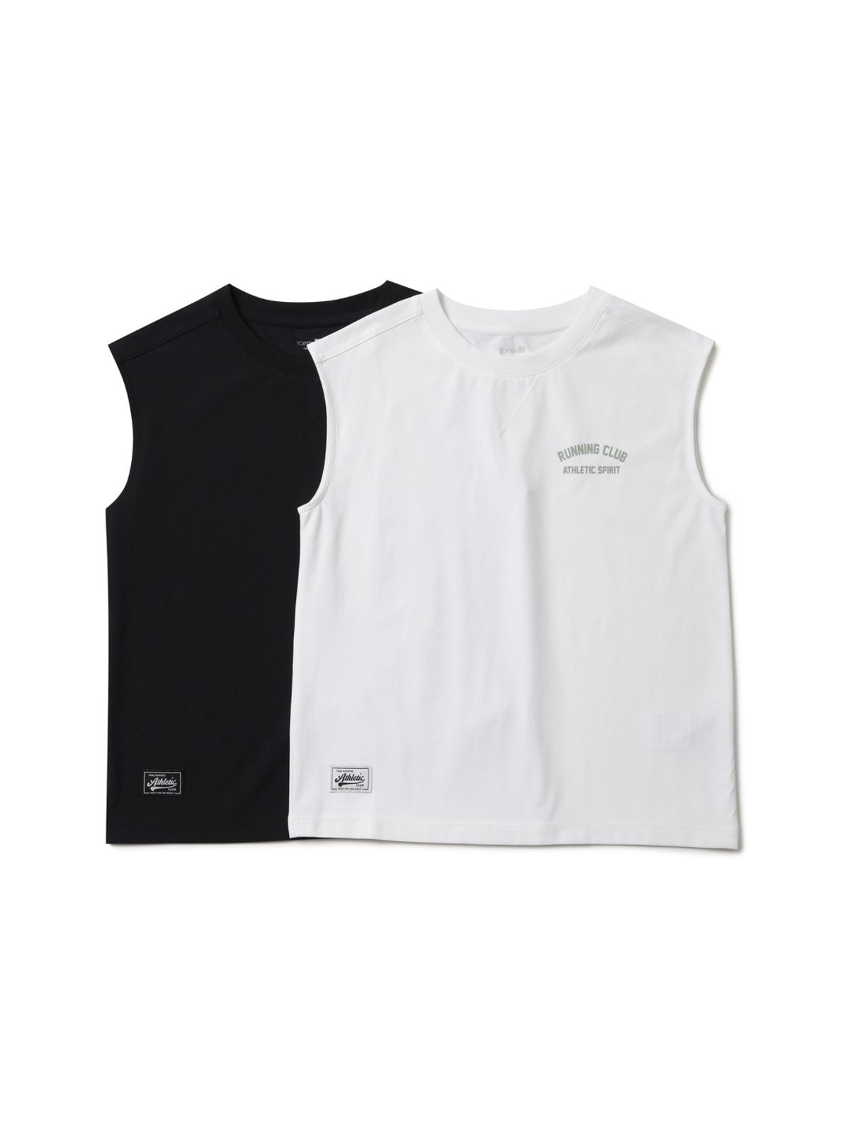 탑텐 키즈(TOPTEN KIDS) 공용 에슬레틱 퀵드라이 T 민소매_MKG3TL3401BK