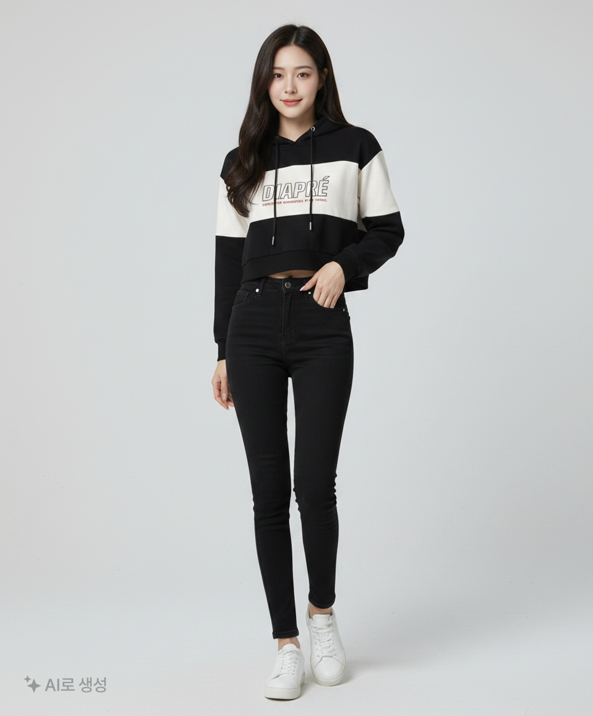 스파오(SPAO) 후드 티셔츠 M