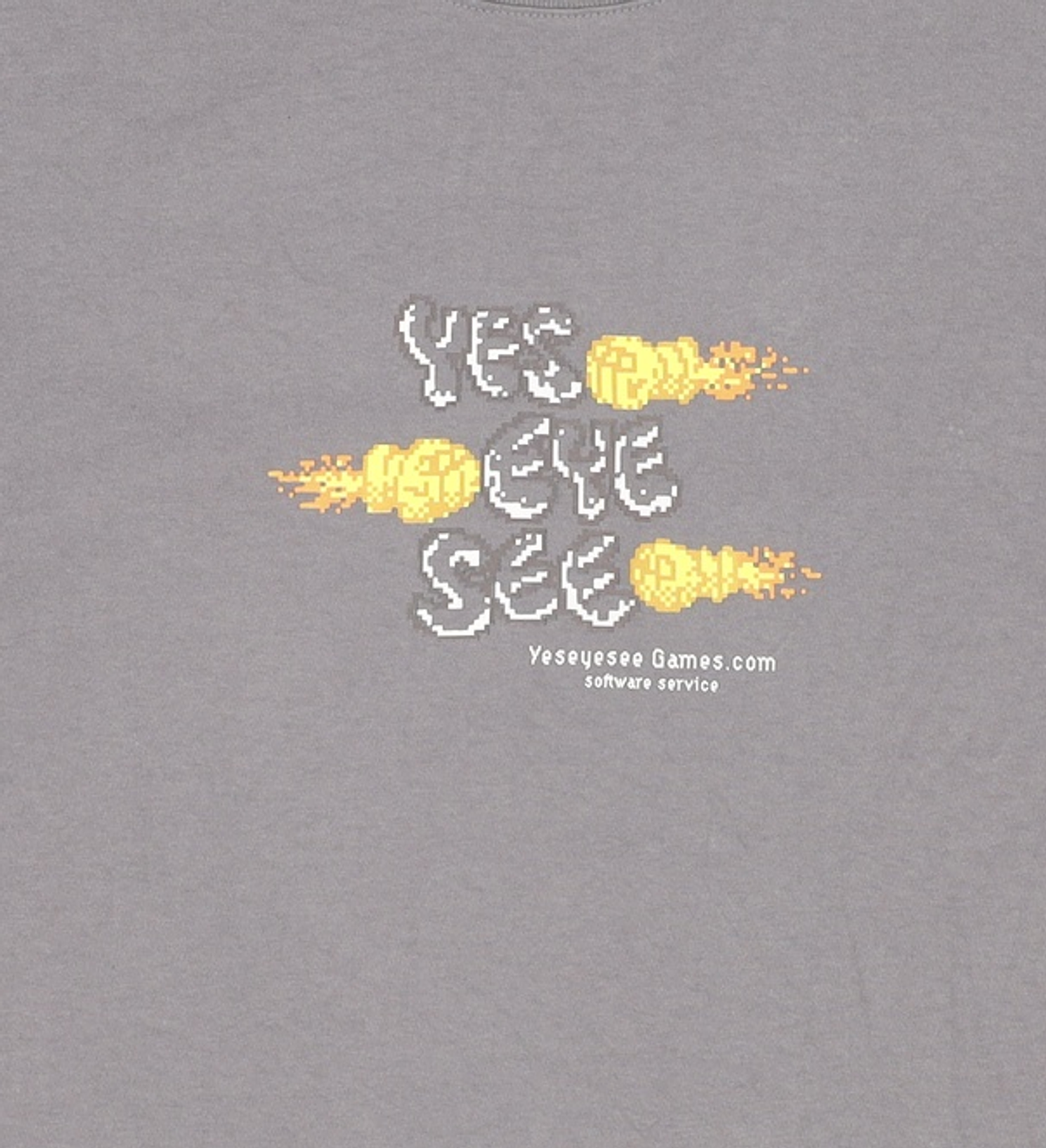 예스아이씨(YESEYESEE) Y.E.S Game Tee Dark Grey L