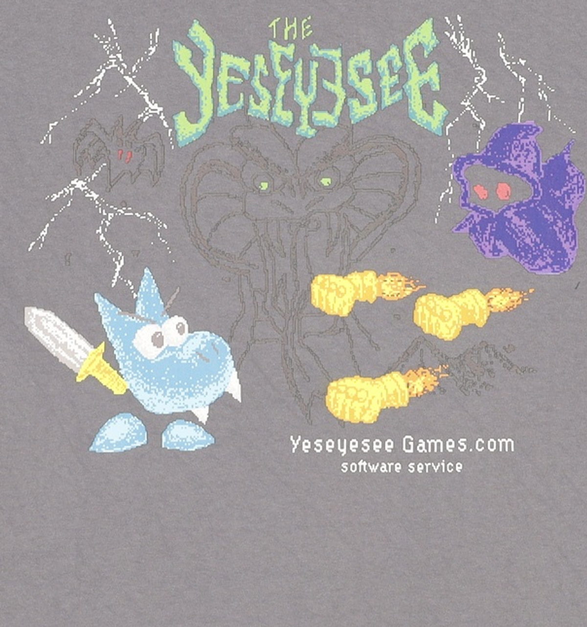 예스아이씨(YESEYESEE) Y.E.S Game Tee Dark Grey L