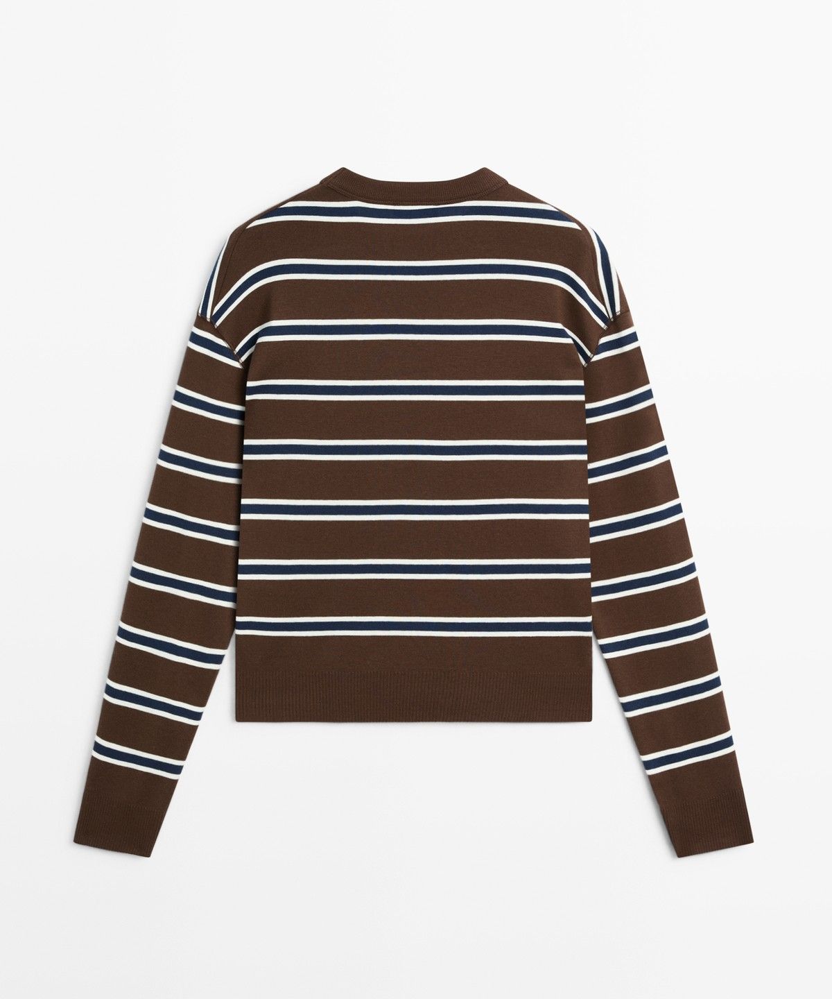 마시모두띠(MASSIMO DUTTI) 인터록 스트라이프 스웨트셔츠