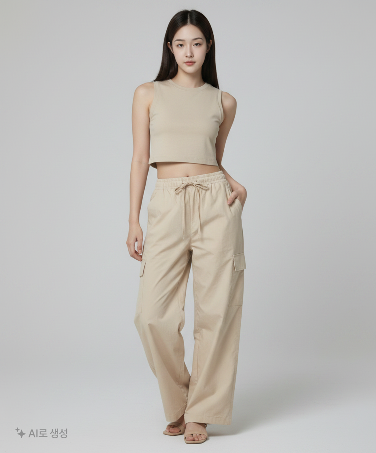미쏘(MIXXO) 코튼 카고 스트링 팬츠_MIWTCF509C 26