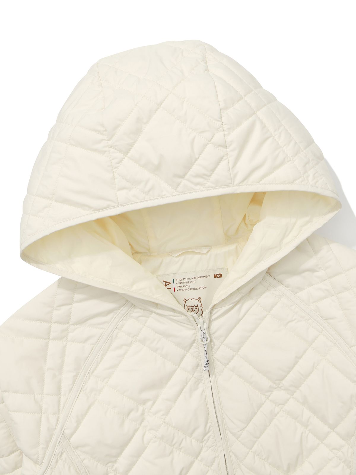 케이투(K2) AL-PACA PARKA QUILTED 자켓 W_Cream