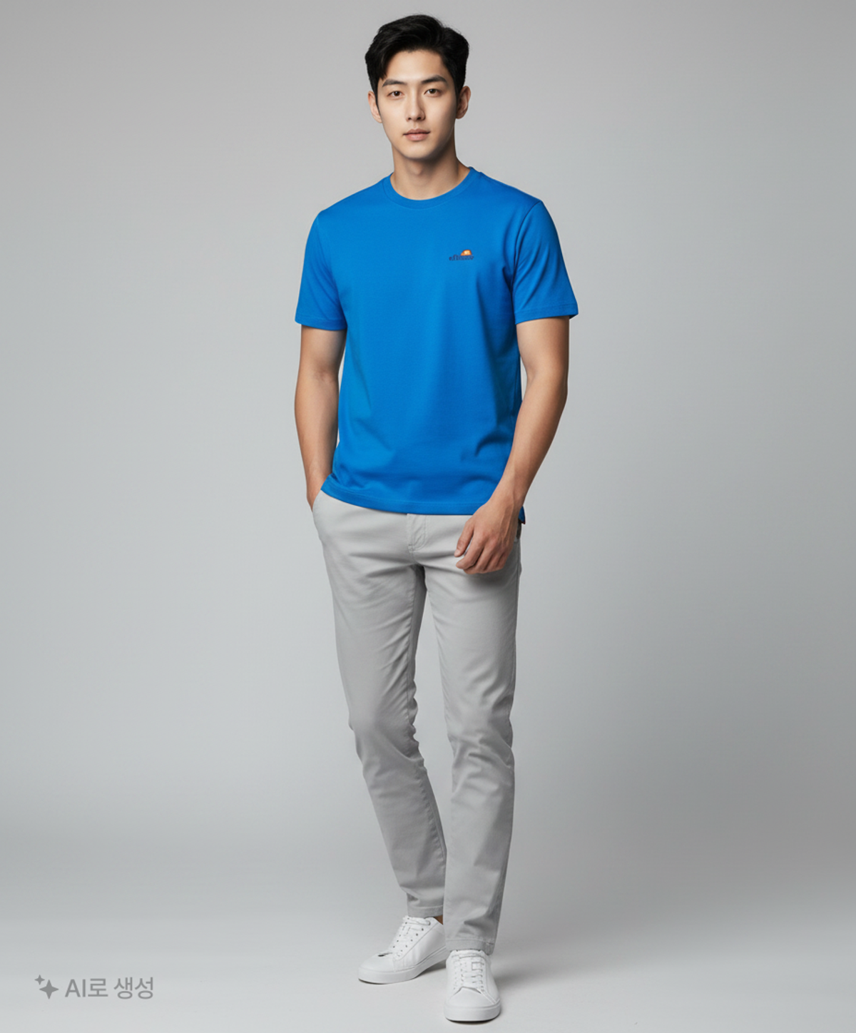 엘레쎄(ELLESSE) 오리진 스몰로고 반팔티(루즈핏)_EK2UHTR381 95